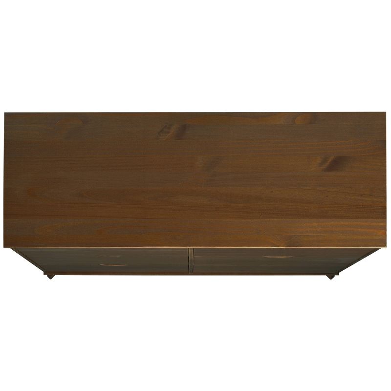 Pensy Solid Wood Mid-Century Modern 6 Drawer Dresser Walnut - Powell, 4 of 8
