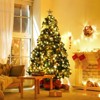 Tangkula Lush Artificial Christmas Tree 7.5ft Pre-Lit Xmas Hinged Tree W/ 250 Replaceable LED Lights - 2 of 4