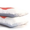 Deny Designs King April Lane Art Block Red Monogram N Microfiber Printed Pillow Sham - 3 of 3