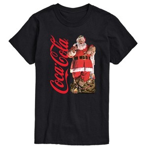 Men's - Coca-Cola - Vintage Santa With Presents Short Sleeve Graphic T-Shirt - 1 of 4