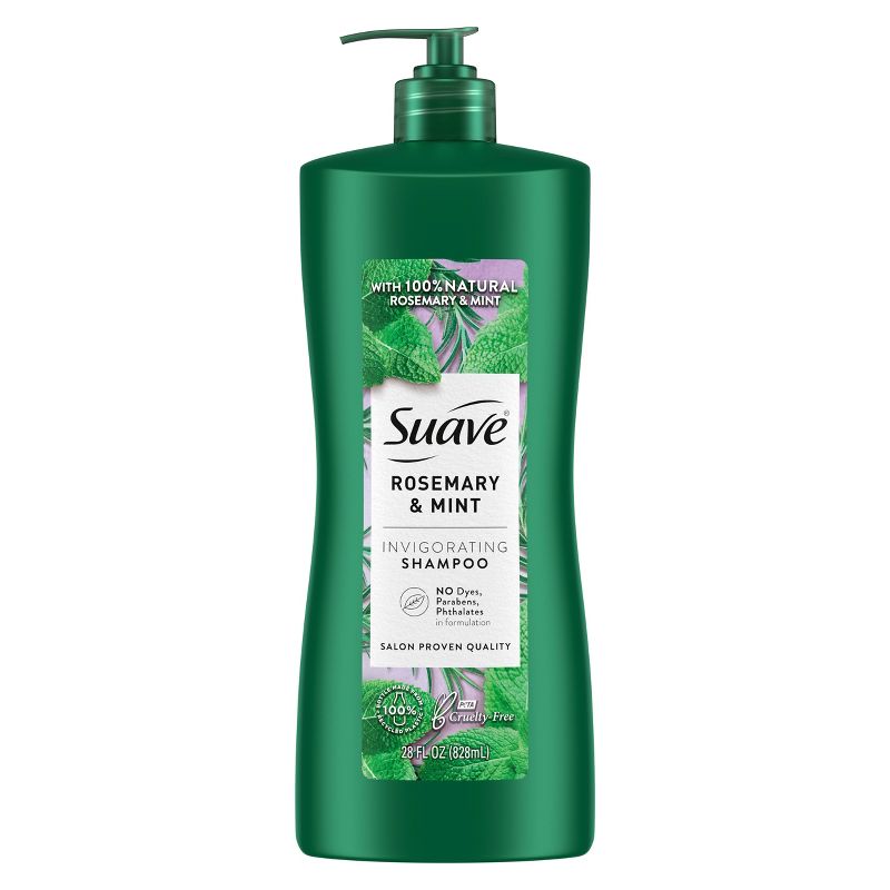 Suave Invigorating Pump Shampoo Rosemary &#38; Mint - 28 fl oz, 3 of 7