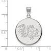 Black Bow Jewelry 14k White Gold South Carolina Gamecocks NCAA Large Pendant - 2 of 3