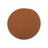 Unique Bargains Trivet Round Rope Woven Mat Cotton Non-woven Fabric 7.87"x7.87"x0.31" - 3 of 3