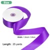 Unique Bargains Durable Satin Smooth Colorfast Fabric Ribbons 50 Yards 1.5 Inch 1 Pc - 3 of 4