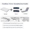 2PCS Set Outdoor Lounge Chair Cushion Replacement Patio outdoor furniture Seat Cushion Chaise Lounge Cushion - 4 of 4