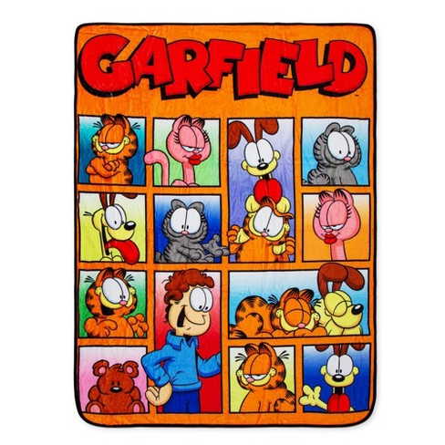 Surreal Entertainment Garfield And Friends Fleece Throw Blanket 45 X 60 Inches Target