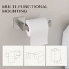YAWWALK 4-Piece Bath Hardware Set, Includes Towel Bars, Toilet Paper Holder, and Towel Hook - 4 of 4