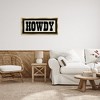 Stupell Industries Vintage Howdy Sign Floating Frame Canvas Art, Gold, 31" x 14" - 3 of 4