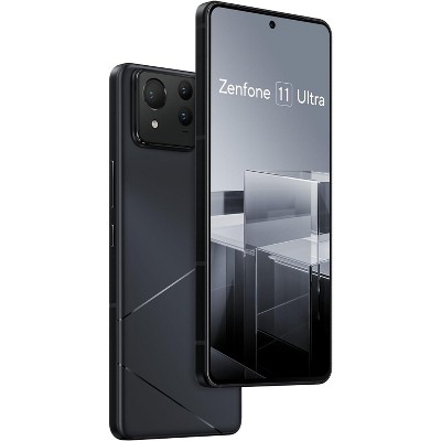 ASUS Zenfone 11 Ultra Unlocked Android Phone US Version 12GB+256GB 6.78” FHD+ AMOLED 120Hz Fast Display 5G Dual SIM Eternal Black AI2401-12G256G-BK
