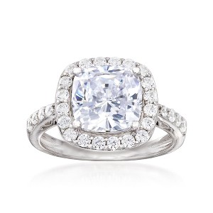 Ross-Simons 3.55 ct. t.w. CZ Ring in Sterling Silver - 1 of 4
