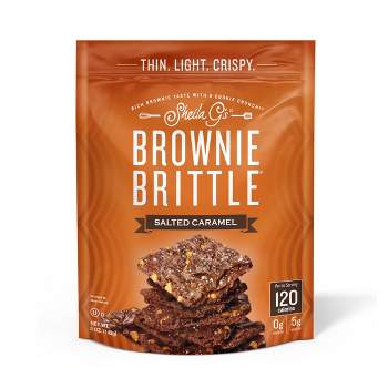 Sheila G's Brownie Brittle, Salted Caramel, Thin & Crunchy Cookies - 5oz