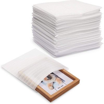 Okuna Outpost 75 Pack Foam Packing Pouches, Moving Supplies and Shipping, 9 x 9.8 in