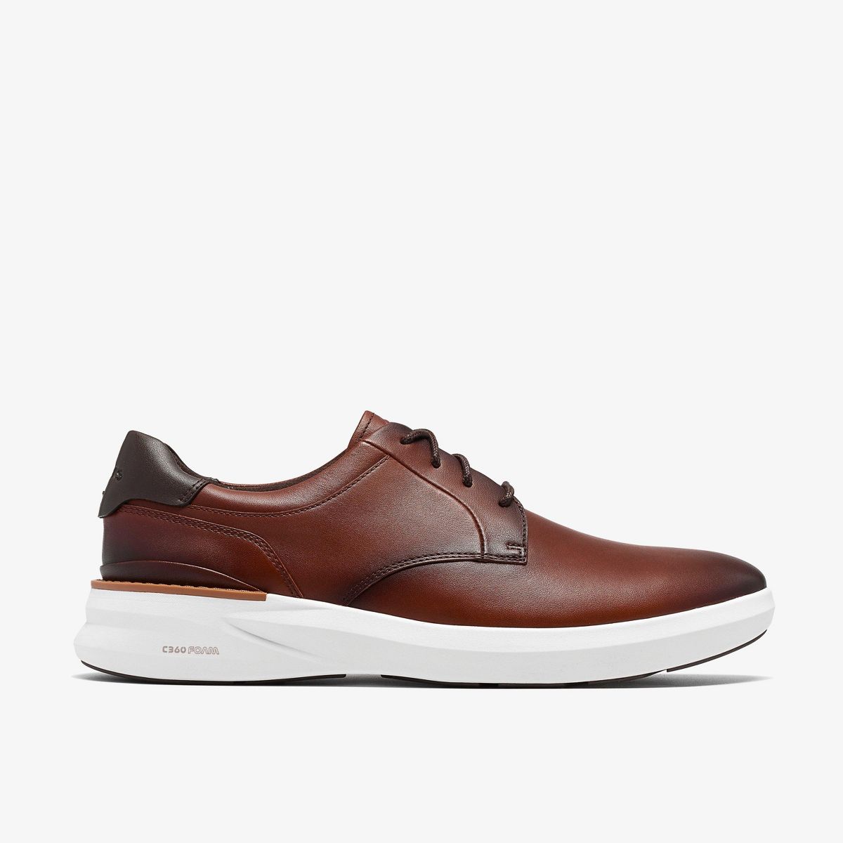 Clarks Mens Code Hybrid Plain Tan Leather Shoes