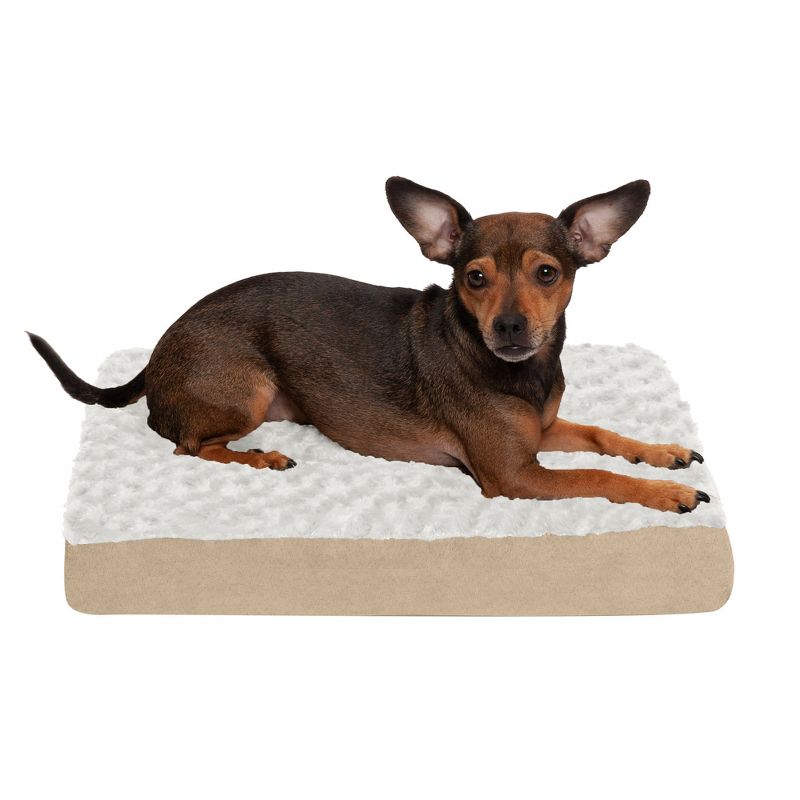 FurHaven Ultra Plush Deluxe Memory Foam Dog Bed, 1 of 4