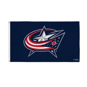 NHL Columbus Blue Jackets 3' x 5' Outdoor Durable Flag with Grommets, Heavy Duty Flag & Banner for Outdoor Garden Patio, Indoor Wall Decor Flag - 1 of 4