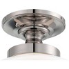 Minka Lavery Minka Schoolhouse Style 12" Wide Polished Nickel Ceiling Light - 3 of 3