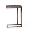 Lucia Chairside End Table with Nickel Gray - Steve Silver - image 2 of 4