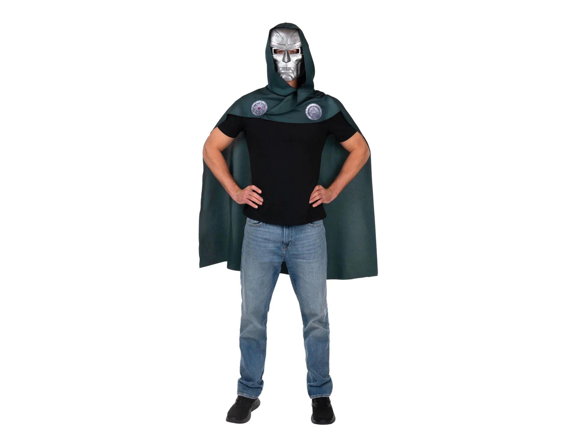 Jazwares Mens Marvel Avengers: Doomsday™ Doctor Doom Cape and Mask - Size One Size Fits Most - Green