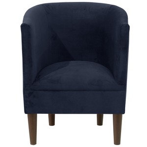 Tub Chair Velvet Ink - Skyline Furniture