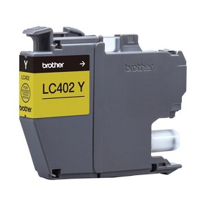 Brother LC402 Yellow Standard Yield Ink Cartridge Prints Up to 550 Pages (LC402YS) - 1 of 4
