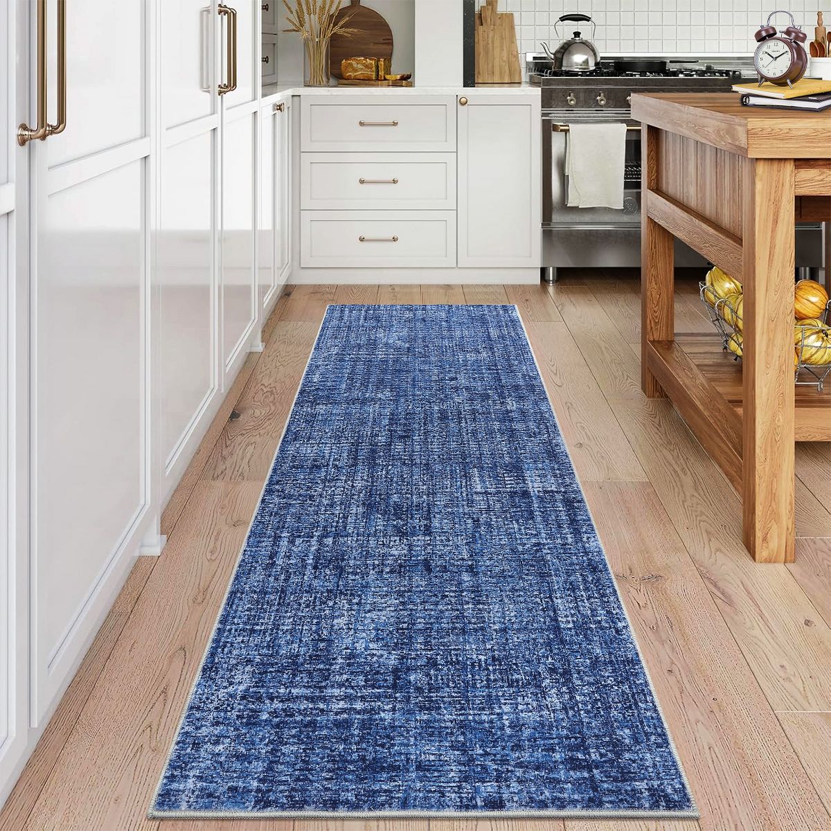 Washable Living Room Rugs Farmhouse Rug Modern Solid Carpet Soft Non Slip Low Pile Rug for Bedroom Dining Room - thumbnail 10