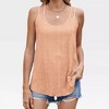 Women's Tank Tops Eyelet Embroidery Sleeveless Spaghetti Strap Tops Scoop Neck Cute Loose Fit Casual Summer Textured Cami Tops - 3 of 4