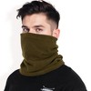 Anna-Kaci Men's Winter Neck Warmer Fleece Gaiter Neck Cover Balaclava Outdoor Windproof Face Cover Mask - 2 of 4