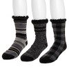 Muk Luks Men's 3 Pack Cabin Socks - 2 of 3