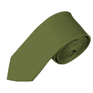 Boy's Solid Color 2.75 Inch Wide And 48 Inch Long Neckties - 1 of 4