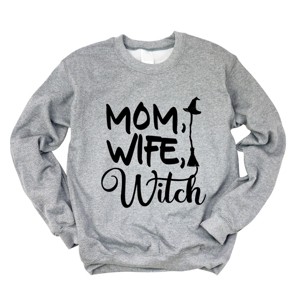 Simply Sage Market Mom Wife Witch Cursive Sweatshirt - 1 of 4