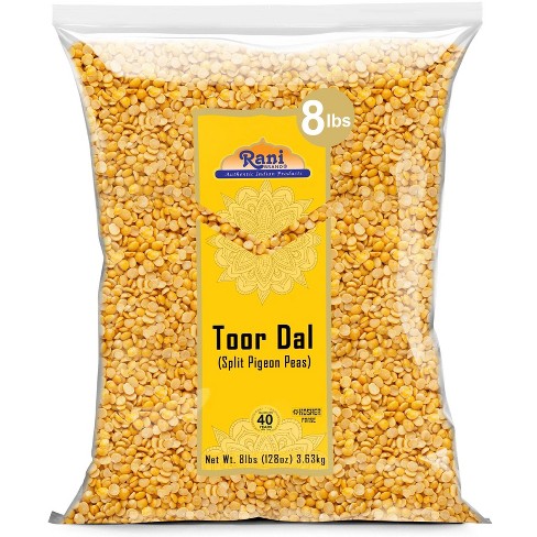 Toor Dal split Pigeon Peas 128oz 8lbs 3.63kg Rani Brand Authentic Indian Products Target