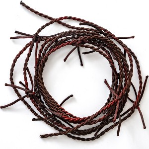 Skeleteen Barb Wire Garland Decorations - Rusty Barbed Wire Country Rodeo Western Themed Indoor and Outdoor Home Party Dacor - 1 of 4