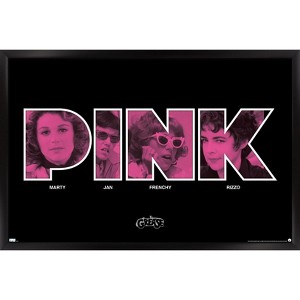 Trends International GREASE - PINK Framed Wall Poster Prints - 1 of 4