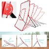 PLAYAPUT Baseball Rebounder Net, Angle-Adjustable Pitch Trainer for Simulating Grounders and Fly Balls. Red and Black - 4 of 4