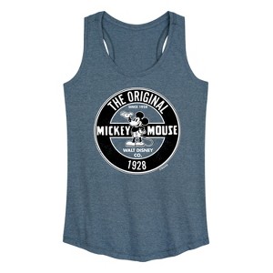 Women's - Disney - Mickey Mouse Original Badge Graphic Racerback Tank - 1 of 4