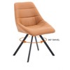 Kumasinova Modern Dining Chairs with Thickened Fabric Back&Cushion,Set of 2,Accent Armless Chairs with Metal Legs for Kitchen&Dining Room - 3 of 4