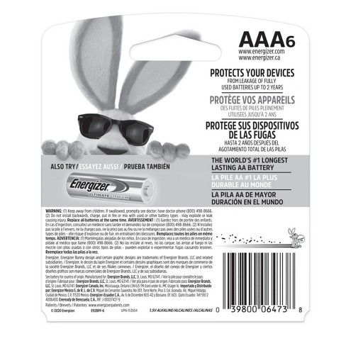 Energizer Ultimate Lithium™ Pilas AAA - Energizer