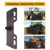 Garvee Quick Tach Attachment Mount Plate for Skid Steer Bobcat, 1/4" Thick Plate with 3/8" Top Bar Thickness - 4 of 4