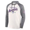 MLB Arizona Diamondbacks Men's White Long Sleeve Lightweight Bi-Blend Hooded Sweatshirt - 2 of 3