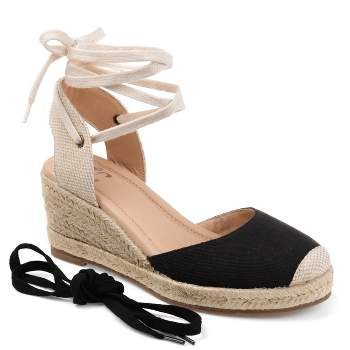 Journee Collection Womens Monte Tru Comfort Foam Wedge Heel Espadrille Sandals