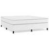 Bed Frame White Faux leather, plywood, engineered wood King - 2 of 4