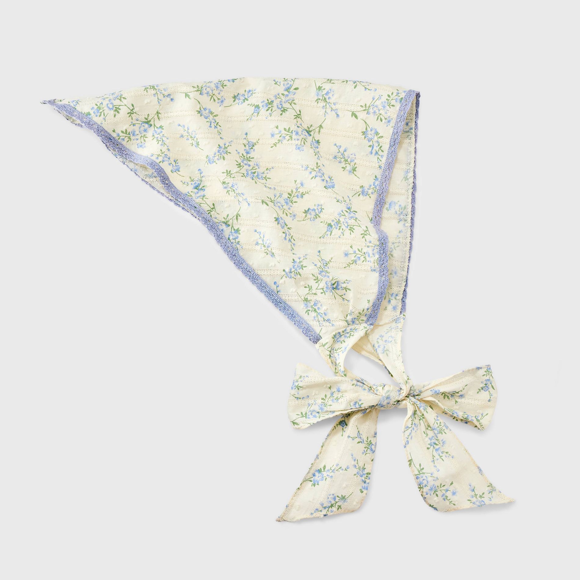 Floral Print Scarf - Universal Thread™ Blue