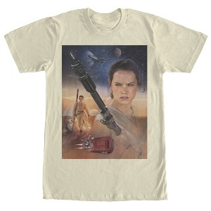 Men's Star Wars The Force Awakens Rey Collage T-Shirt - 1 of 3