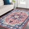 Nasitip Vintage Farmhouse Boho Area Rug - Ultra Soft Washable Non-Slip Rug with Distressed Rustic Print for Home Office - 4 of 4