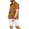 HAPPY BAY Mens Hawaiian Short Sleeve Button Down Shirt Men's Casual Shirts Vacation Tropical Beach Summer Party Shirts for Men Funny - 3 of 4