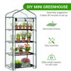 Karl Home | 27 in. W x 19 in. D x 62 in. H PE-covered Portable Greenhouse - 4 of 4