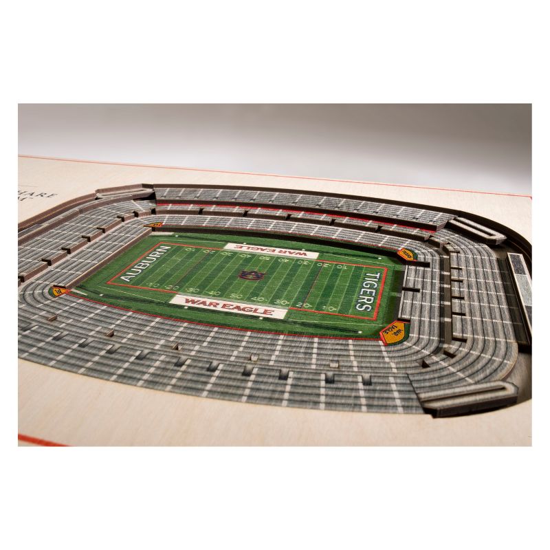 NCAA Auburn Tigers 5-Layer Stadiumviews 3D Wall Art, 2 of 6