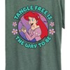 Women's - Disney Princess - Ariel Tangle Free Is The Way To Be Short Sleeve Graphic T-Shirt - 2 of 4