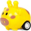 Blue Panda 24-Pack Mini Animal Pull Back Cars for Toddlers, Kids Birthday Party Favors, Pinata Fillers, Goodie Bags, 1.5 x 1 in - 3 of 4