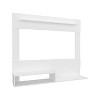 Vynxaria Modern Floating Entertainment Center, White, TV Space for TVs up to 55", Model with Superior Shelf - 4 of 4